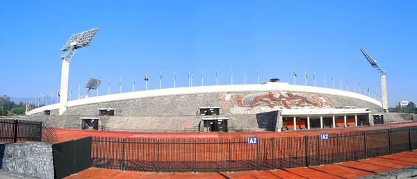 멕시코 올림픽 스타디움 Estadio Olmpico Universitario 1952 졌으며 멕시코에서 경기장이었다 — 스톡 사진
