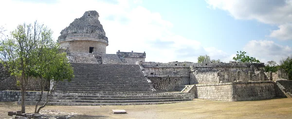 Chichen Itza Península Yucatán México Observatório Também Chamado Caracol Caracol — Fotografia de Stock