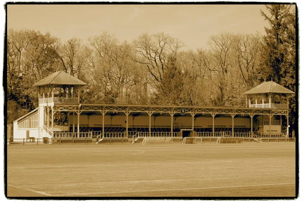 Колишній Футбольний Стадіон Відкритий Серпня 1925 Року Місті Монтаргіс Прозваний — стокове фото