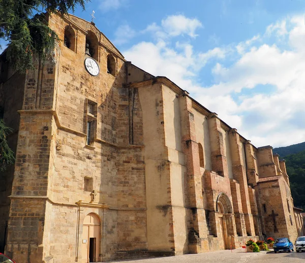 Die Abteikirche Saint Volusien Foix Ist Eine Abteikirche Foix Departement — Stockfoto