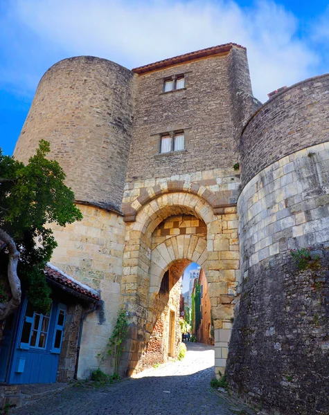 Portão Ormeaux Uma Porta Entrada Medieval Para Cordes Sur Ciel — Fotografia de Stock