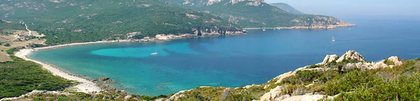 Paraguan Beach Its Turquoise Blue Waters Greenest Bonifacio Corsica Island — Stock Photo, Image