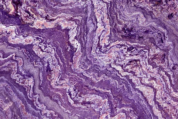 Detalle Una Hermosa Losa Mármol Púrpura — Foto de Stock