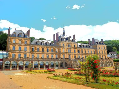 Notre Dame de Montligeon (Orne - Normandiya - Fransa) tapınağının kalbindeki bu bina eskiden 
