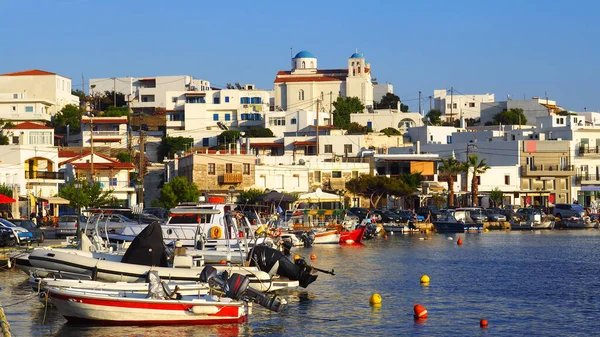 Uitzicht Vissershaven Van Batsi Het Eiland Andros Beroemde Cycladen Eiland — Stockfoto