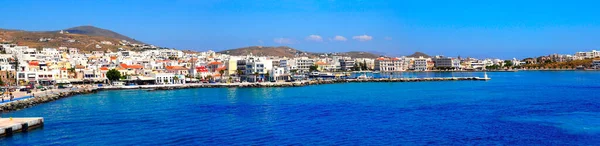 Wspaniały Widok Port Tinos Wspaniałą Wyspę Archipelagu Cyklady Samym Sercu — Zdjęcie stockowe