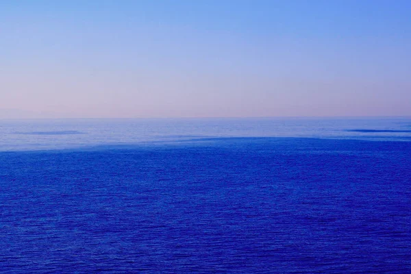 Úsvit Nad Pohádkovými Ostrovy Souostroví Kyklad Srdci Egejského Moře — Stock fotografie