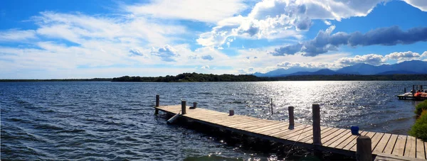 Lagoa Diana Aleria Córsega Apelidada Ilha Beleza Conhecida Por Sua — Fotografia de Stock