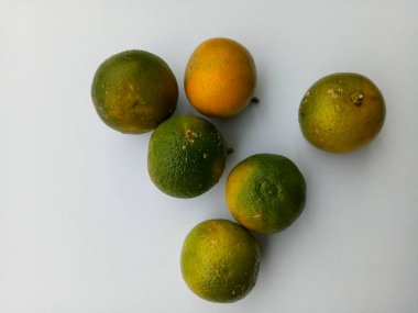 Calamansi isolated on white background