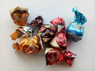 Assorted chocolates for celebrating Valentine's Day