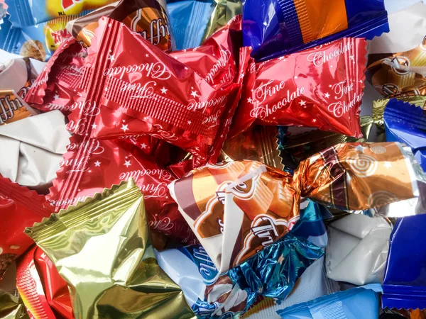 Assorted chocolates for celebrating Valentine's Day