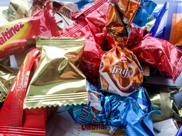 Assorted chocolates for celebrating Valentine's Day