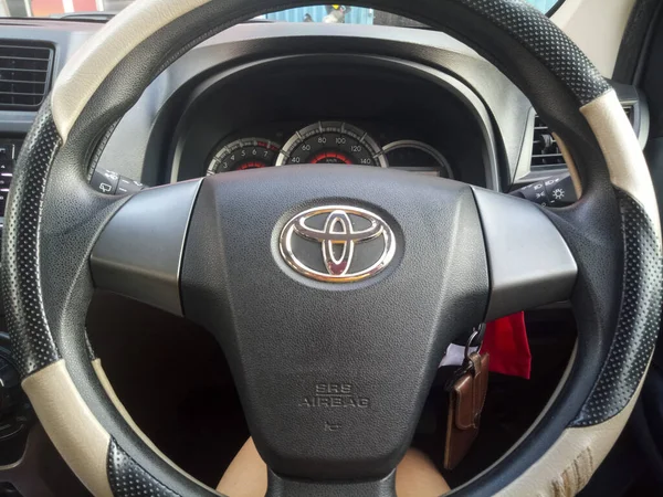 Classic black steering wheel