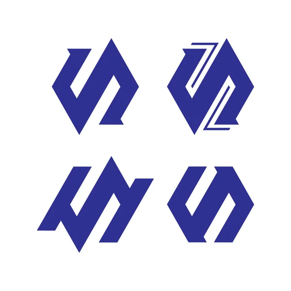 Lettera Logo Marca — Vettoriale Stock