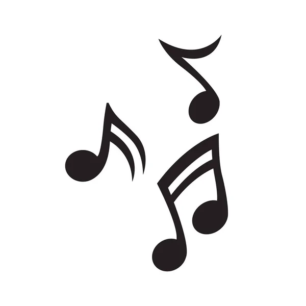 Müzik notaları şablonları, anahtarlar ve uzaklığa çarpıtılmış notalar.