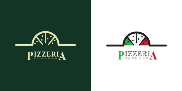 stock vector Pizzeria logo. Italian pizzeria. symbol for restaurant food and drink.