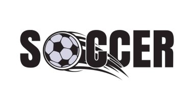 Futbol metin efekti vektör illüstrasyonu