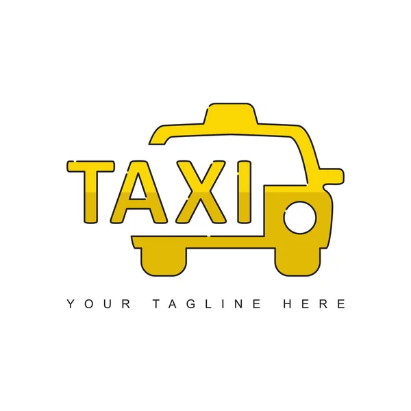 Design Loga Taxi Kreativní — Stockový vektor
