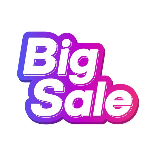 stock vector Big Sale text effect 3D design editable. purple and pink gradations. For price promo events, attractive prices, discounts, special prices, etc.