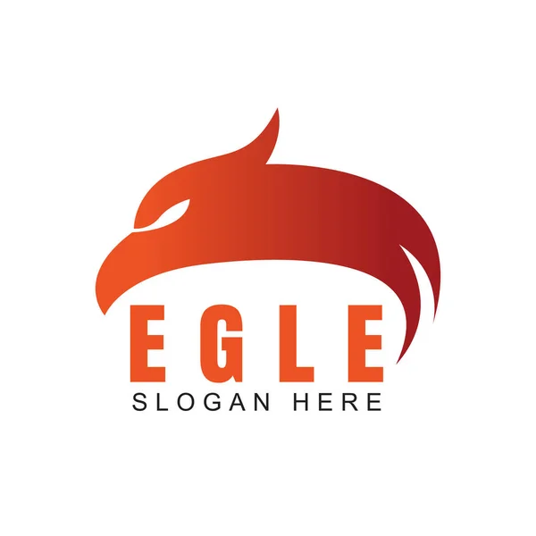Eagle Logo Design Vector Illustration — Stockový vektor