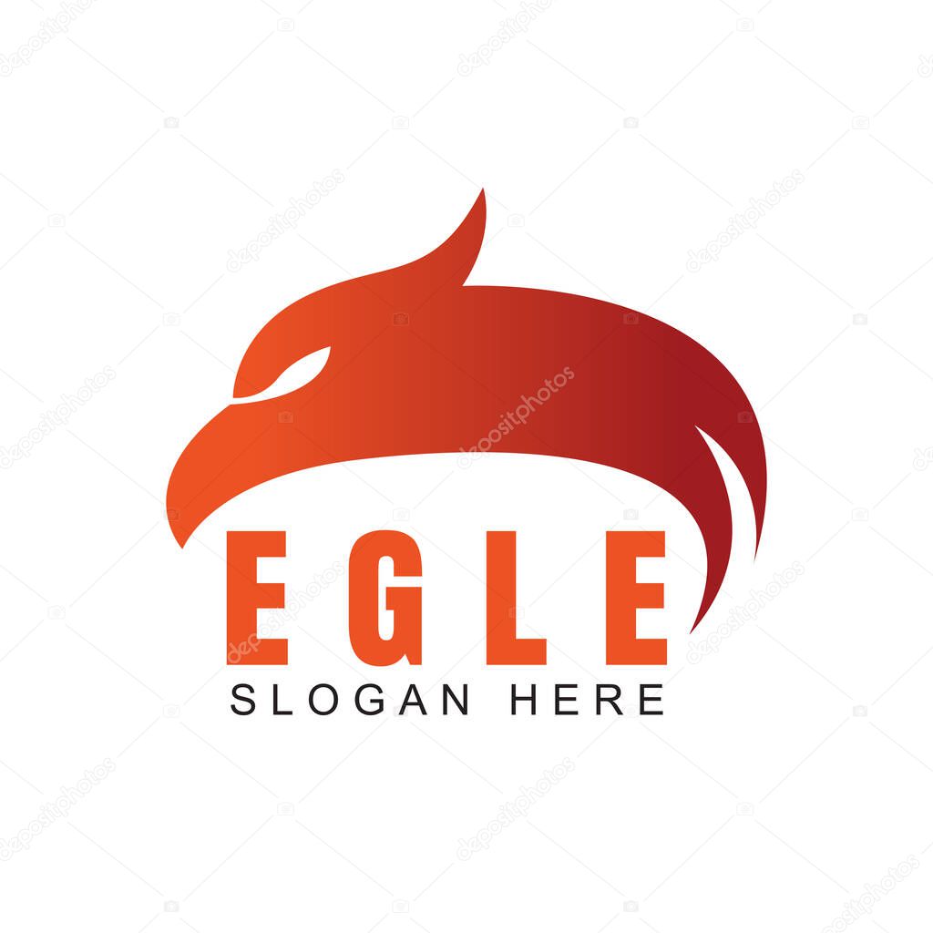 Eagle Logo Design Vector Illustration
