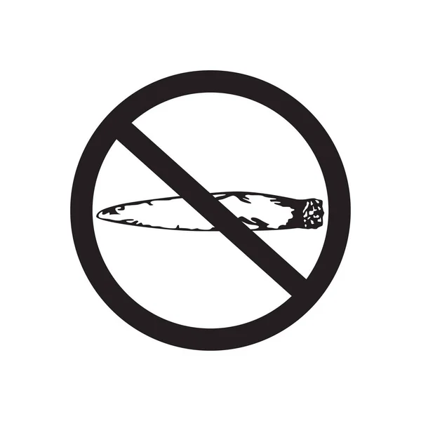 Απαγορεύεται Κάπνισμα Περιοχή Σιλουέτα Σύμβολο Εικονογράφηση Διανύσματος — Διανυσματικό Αρχείο