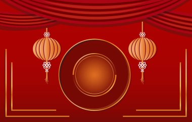 Çin yeni yılı için arka plan tasarımı. Çin 'in yeni yıl arkaplanı. Tebrik kartı.