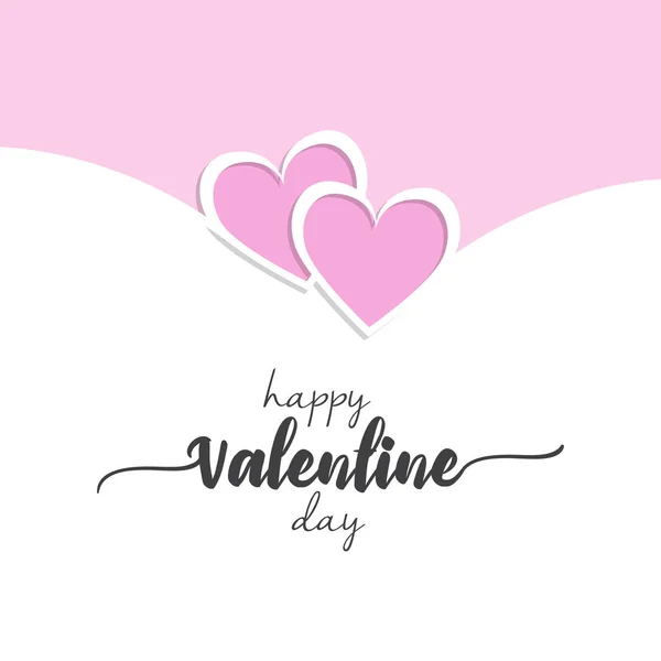 День Святого Валентина Фоновий Творчий Дизайн Векторні Ілюстрації — стоковий вектор