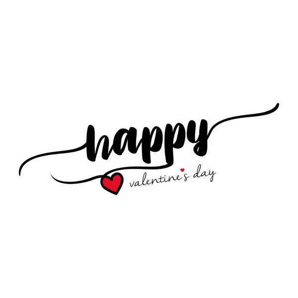 Днем Святого Валентина Текст Креативний Дизайн Дня Святого Валентина Векторні — стоковий вектор