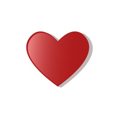 Kırmızı aşk işareti arkaplan tasarımı, Sevgililer Günü için arkaplan dekorasyonu.