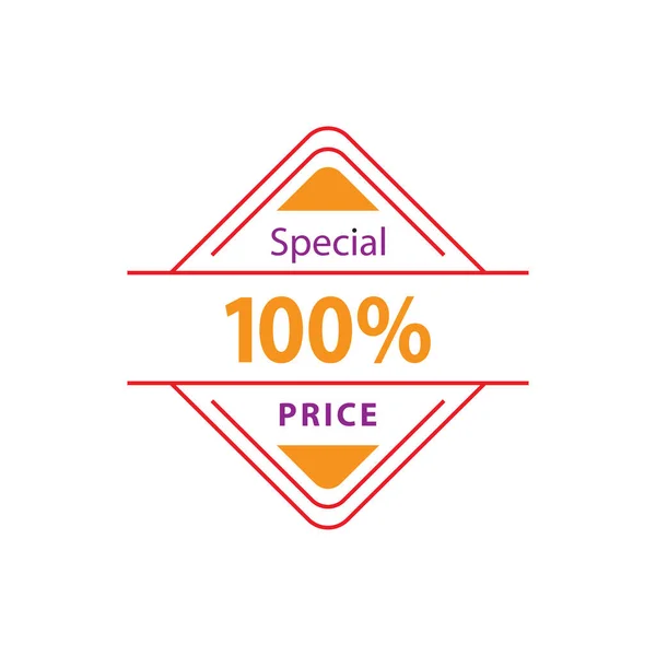 Спеціальний Дизайн Піктограм Ціна 100 Якості Преміум Якості Символ Лінії — стоковий вектор