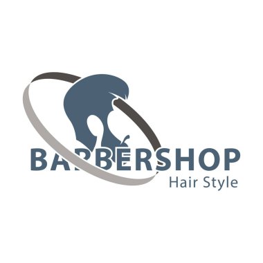Barbershop logo vector design. Barber shop sign vintage