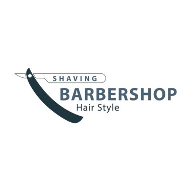 Barbershop Logo Design Template. Vector illustration.