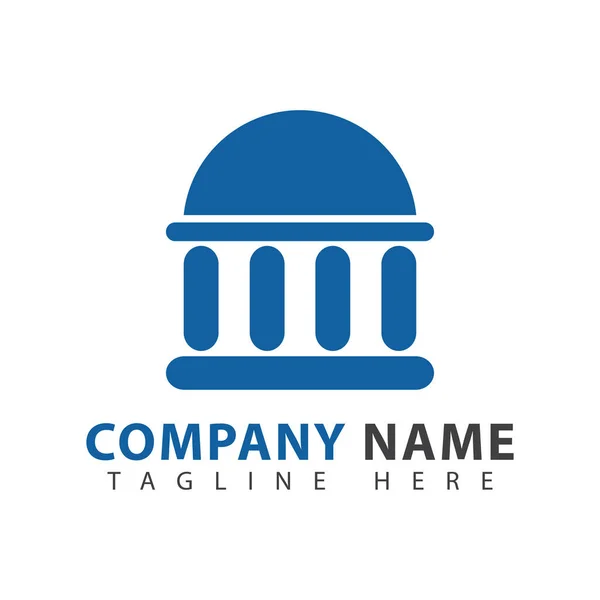 Tonozlu bina logosu tasarım şablonu.