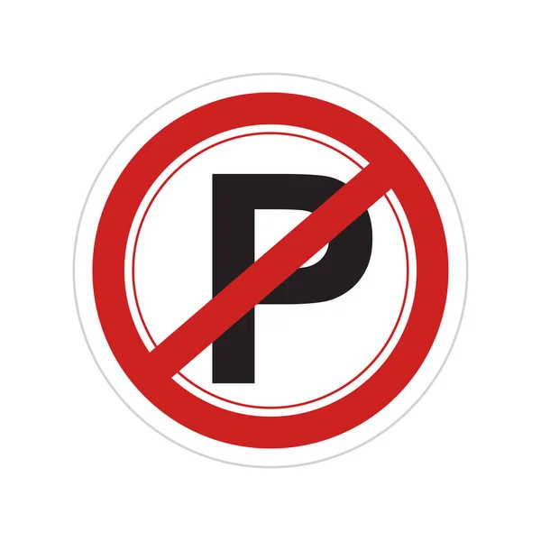 Traffic Sign Parking Vector Illustration — Stock Vector