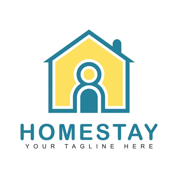 Evde kal Abstrack Logo Vektörü