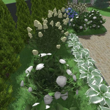 Park alanının 3D peyzaj tasarımı. Bölgenin peyzaj planlaması. Kentsel alanların geliştirilmesi için bileşik çözümlerin bilgisayar görselleştirmesi.