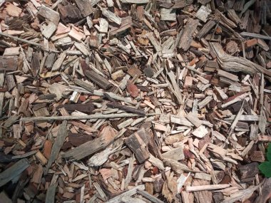 Yakacak odunların yakın plan çekimi.