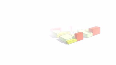 Geometrik şekillerin soyut bileşimi. Ses ölçüsü mimari elementler.