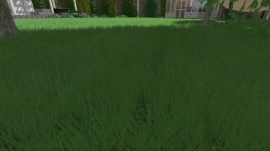 Memleketin peyzaj tasarımının 3 boyutlu görüntüsü. Bölgenin peyzajı. Birleşik peyzaj ve peyzaj çözümlerinin bilgisayar görselleştirmesi.