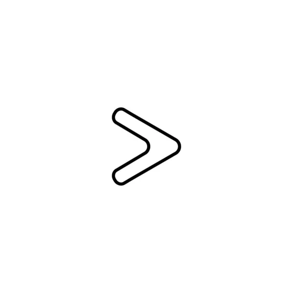 Einfache Pfeil Symbol Vektor Illustration Design — Stockvektor
