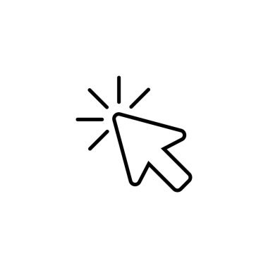 Pointer Arrow, Cursor, Pointer Mouse Icon Vector Illustration clipart