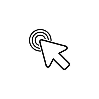 Pointer Arrow, Cursor, Pointer Mouse Icon Vector Illustration clipart