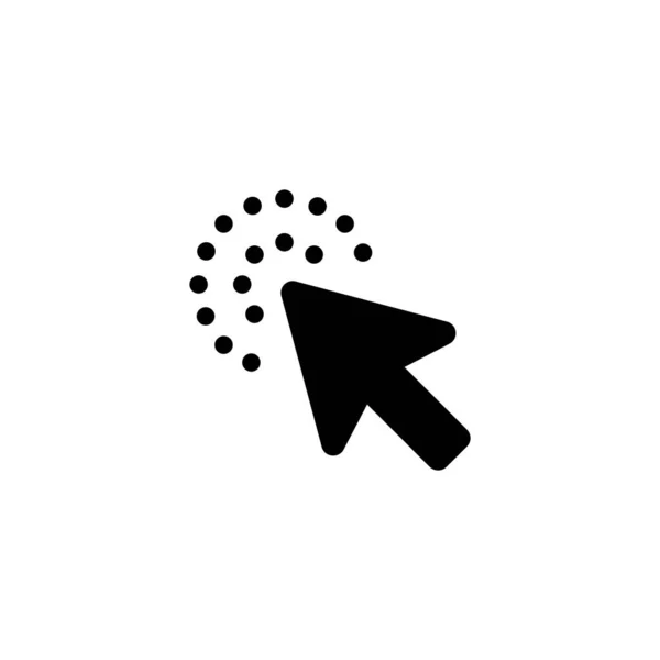 Freccia Puntatore Cursore Puntatore Mouse Icona Vettoriale Illustrazione — Vettoriale Stock