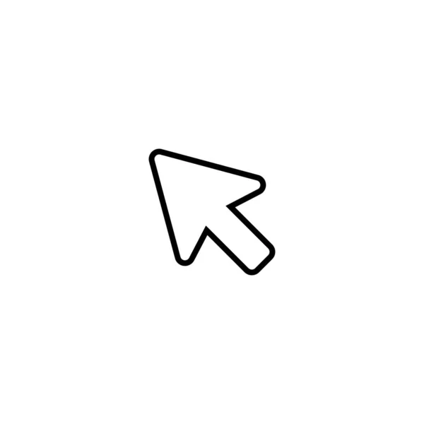 Pointer Arrow Cursor Pointer Mouse Icon Vector Illustratie — Stockvector