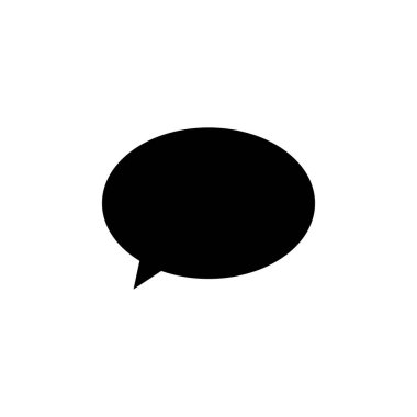 Konuşma baloncukları Simge vektör düz tasarımı