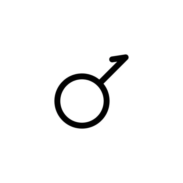 Illustration Vectorielle Icône Masculine Féminine — Image vectorielle