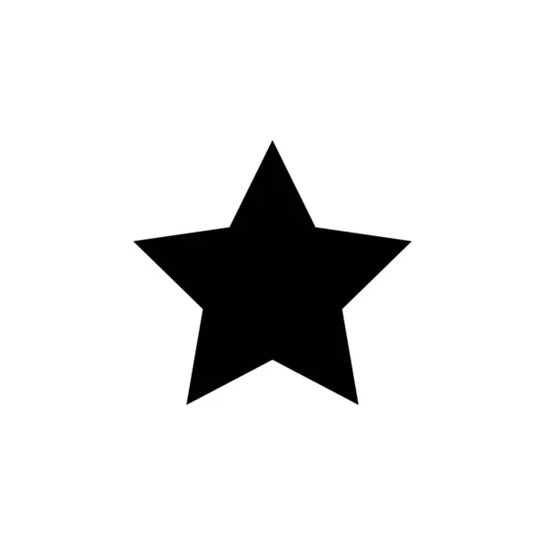 Star Icon Vector Symbole Plat Simple — Image vectorielle