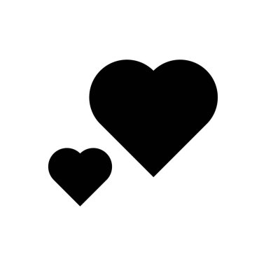 Kalp Simgesi Vektör Tasarımı İllüstrasyonu