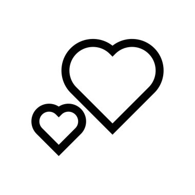 Kalp Simgesi Vektör Tasarımı İllüstrasyonu